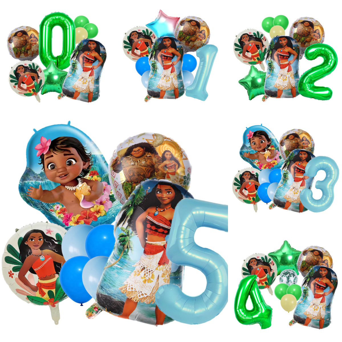 Water Balloon Set - Ocean Adventure Moana Cartoon figure 32inch