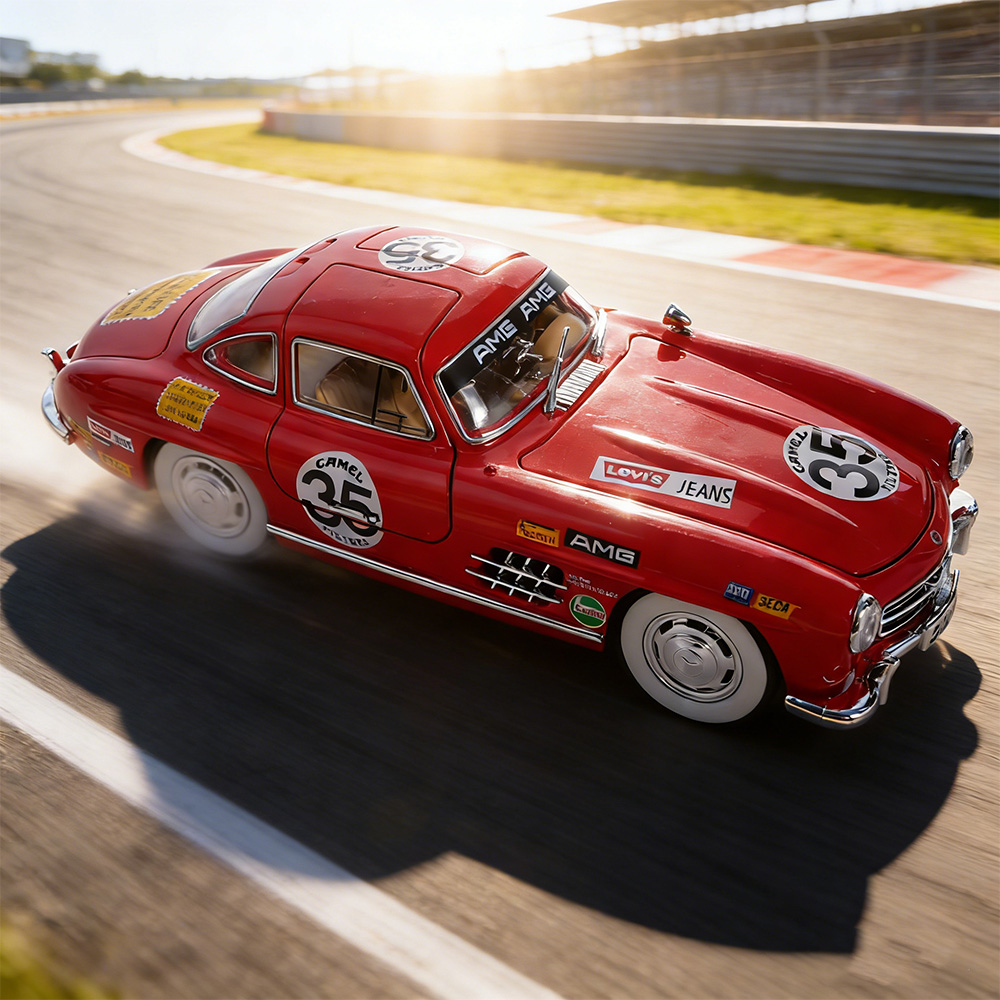 Kids Y Toys - 1:24 Scale 300SL Die-Cast Model, Pull-Back