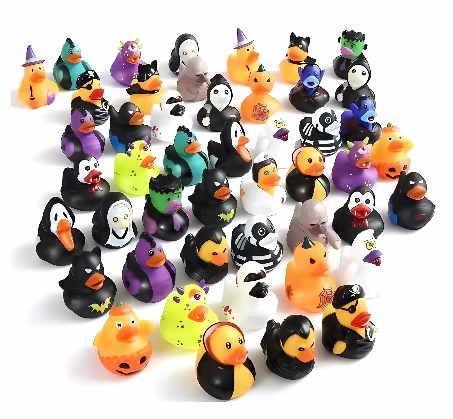 Rubber Duck Bath - 50/100PCS Halloween Rubber Ducks, Halloween Themed