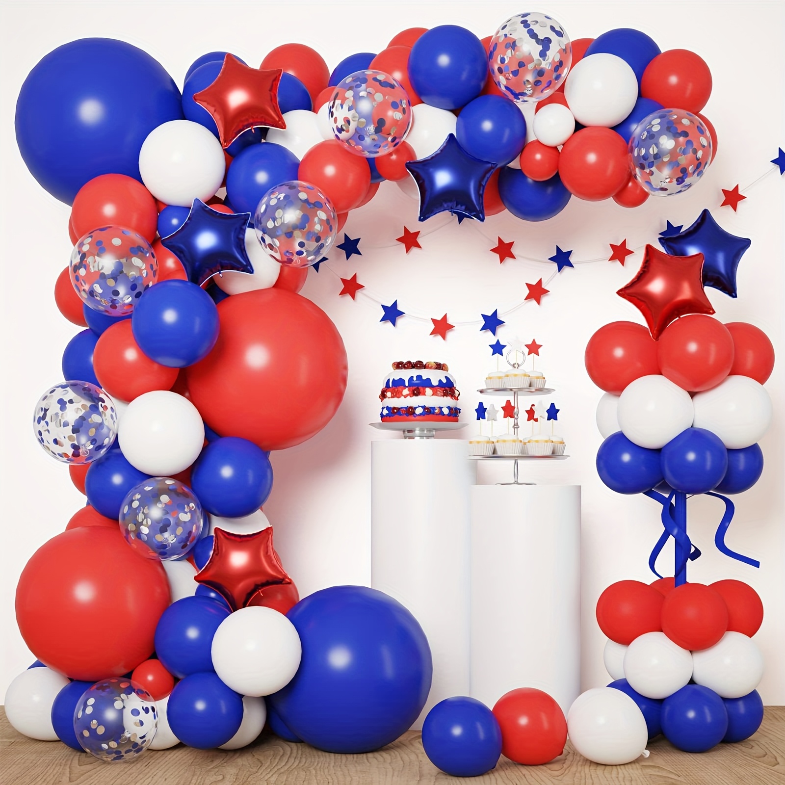 Water Balloon Set - 158 Sets Red White Blue Balloon