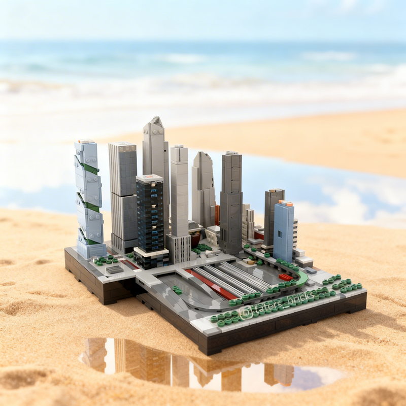 Kids Toys Nyc - 4386pcs MOC Hudson Yards NYC Architecture