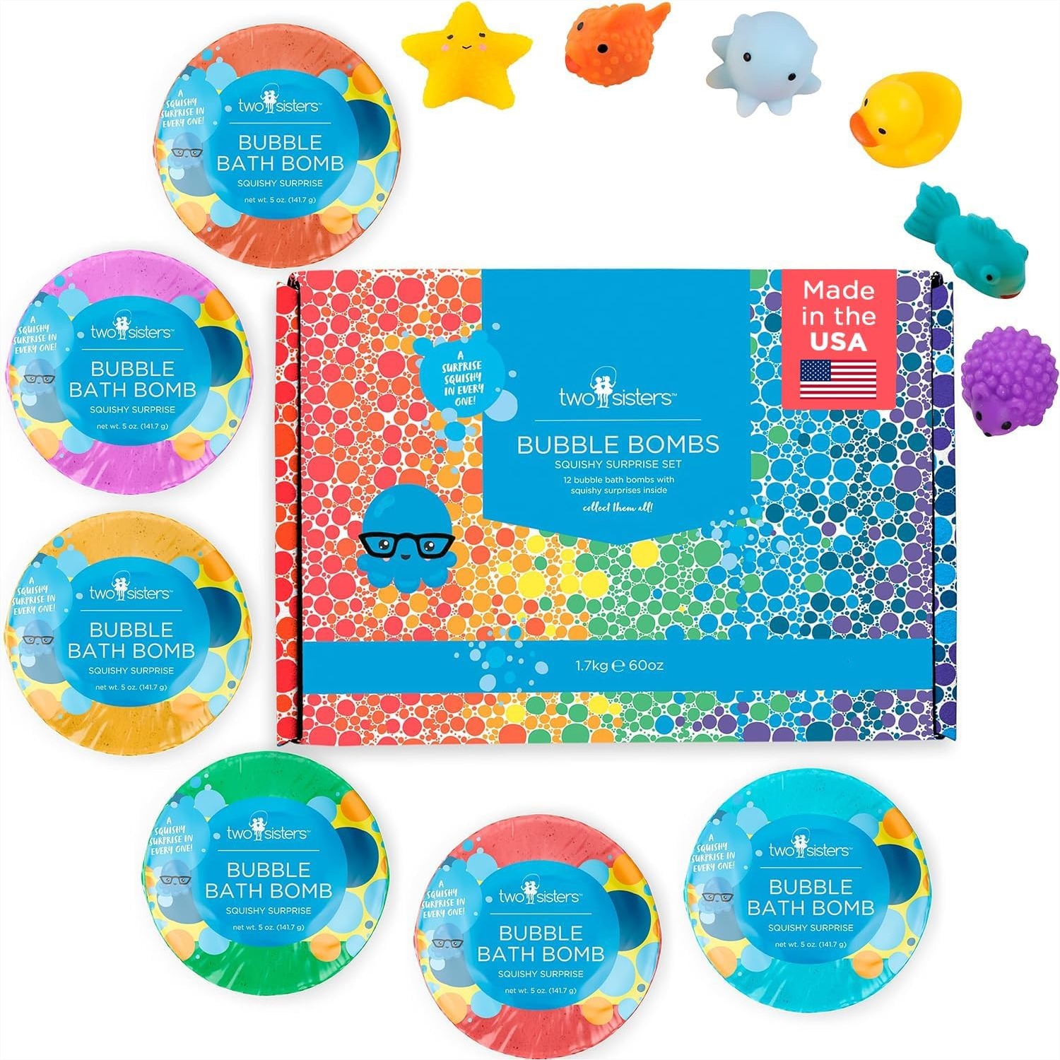 Kids Toys Made In Usa - Squishy Bath Bombs for Kids with
