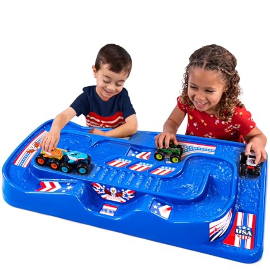 Kids Toys Made In Usa - Portable carry-and-go kids race track toy