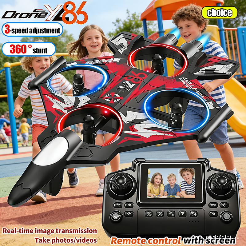 Kids Toys Helicopter - YL86 RC Plane Fighter 2.4G Remote