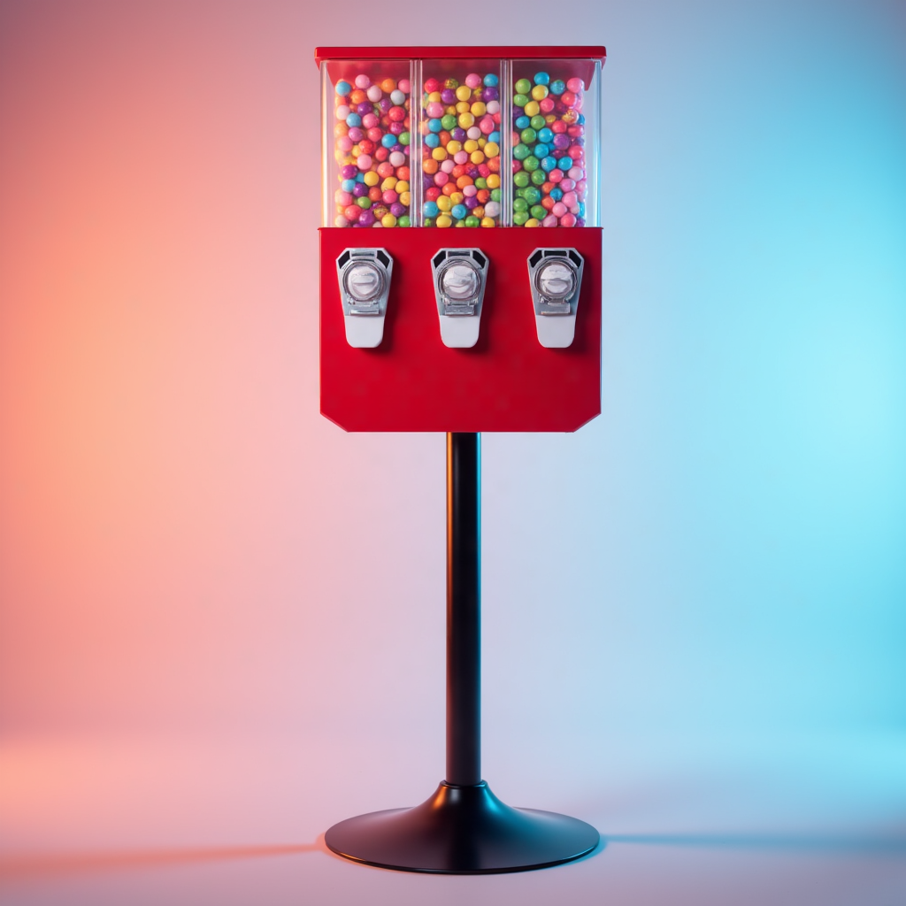 Kids Toys Vending Machine - 2025 Factory Triple head 3 in