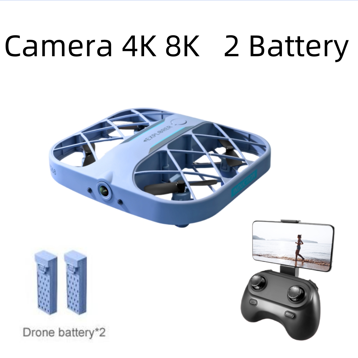 Kids Toys Helicopter - JJRC H107 FPV RC Drone with