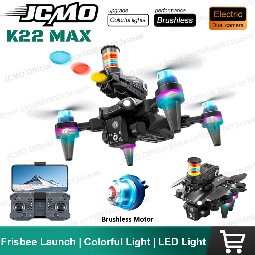 Kids Toys Helicopter - JCMO K22 MAX Frisbee Launch Drone
