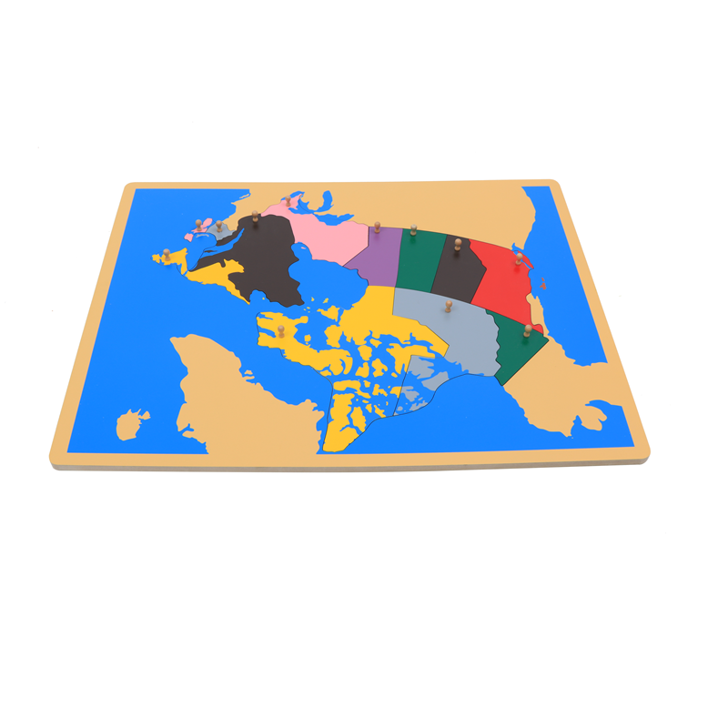 Wood  Map Puzzle of Canada Mon - Kids Toys Canada recensione e prezzo