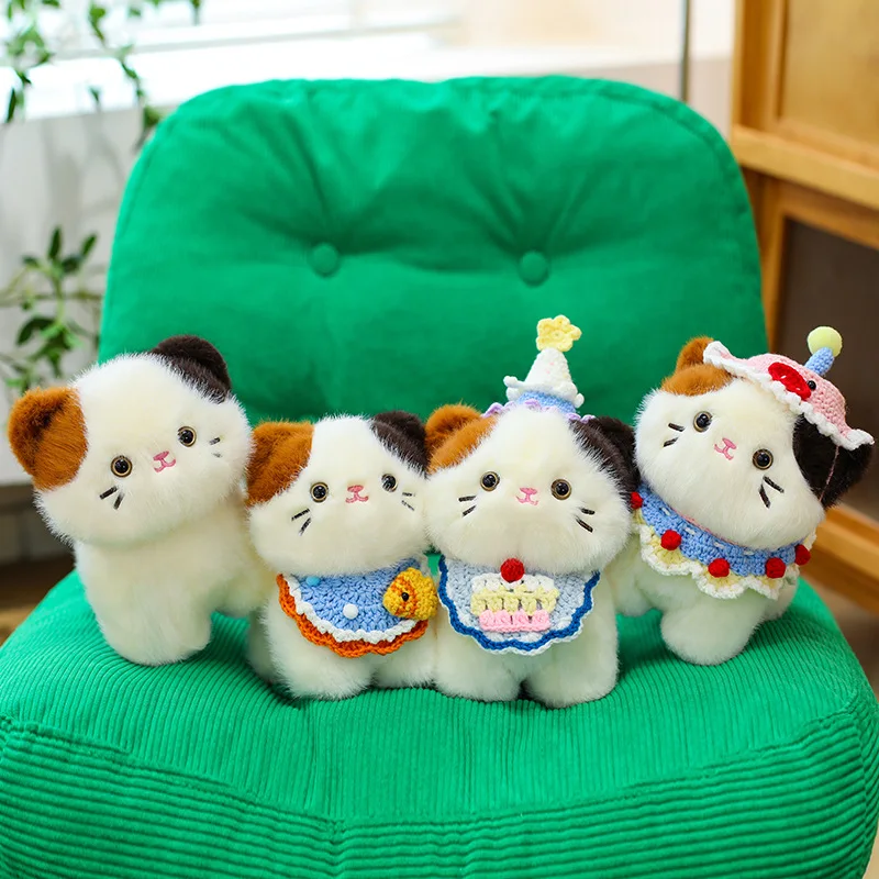 Cute Tricolor Cat Plush Toy Ca - Popular Kids Xmas Toys recensione e prezzo