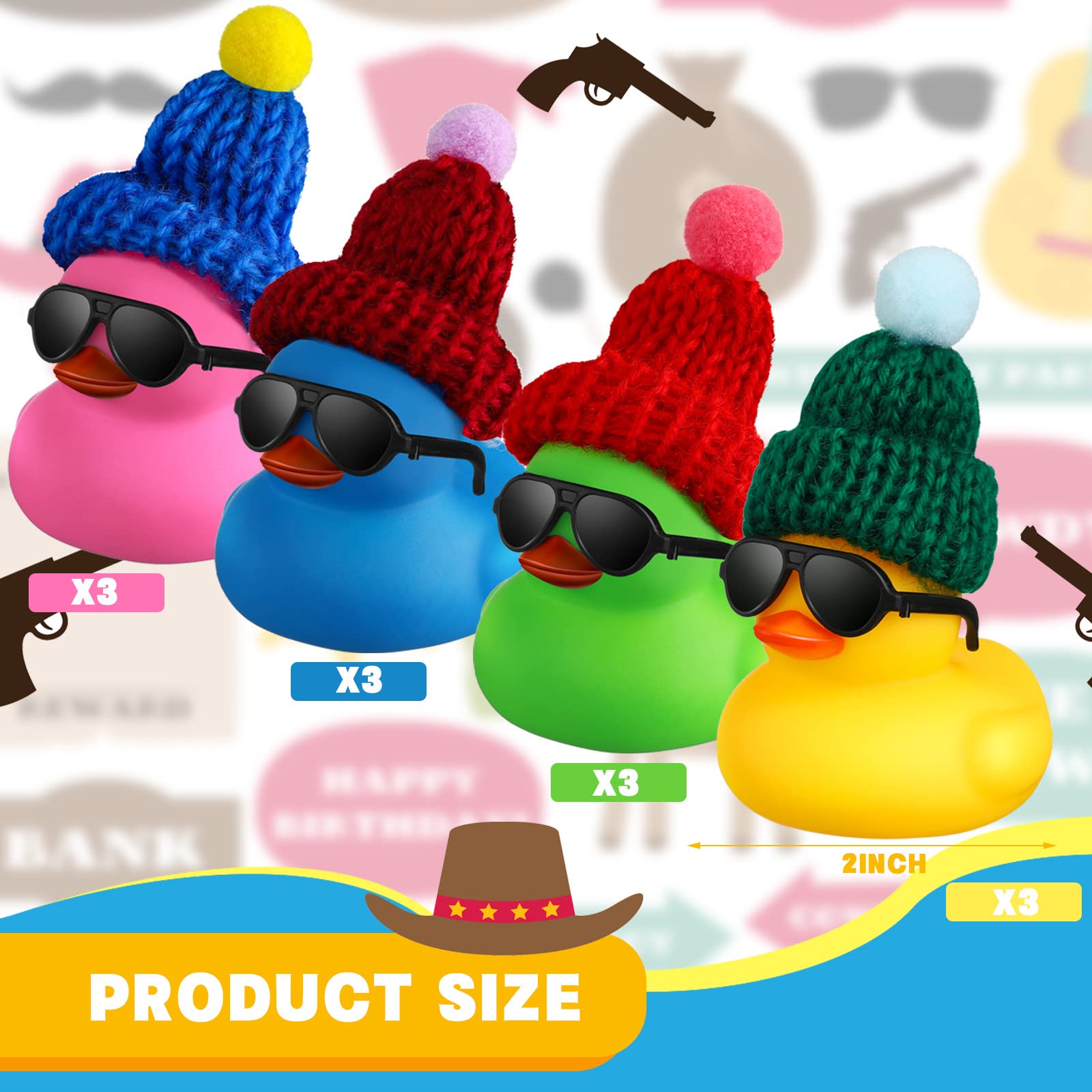 Mini Rubber Ducks with Sunglas - Rubber Duck Bath recensione e prezzo