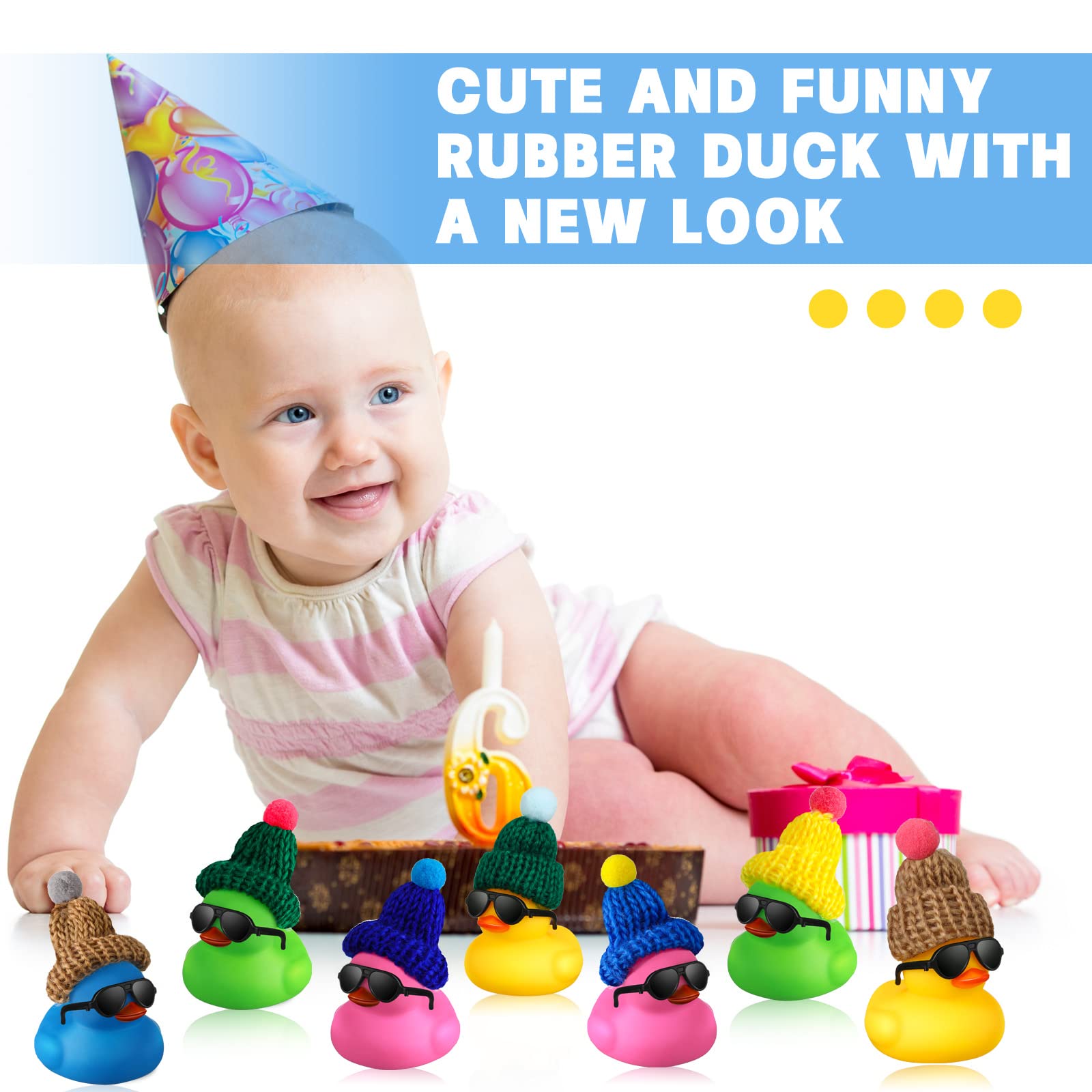 Mini Rubber Ducks with Sunglas - Rubber Duck Bath recensione e prezzo