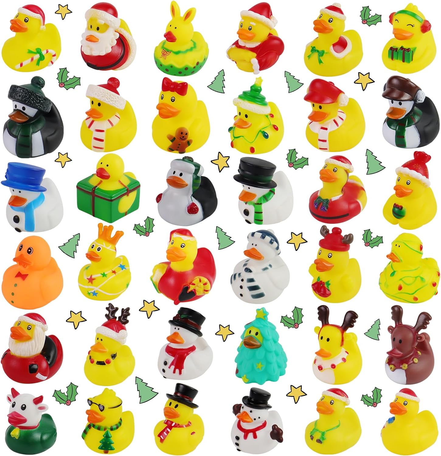 2/6/12PC Christmas Rubber Duck - Rubber Duck Bath recensione e prezzo