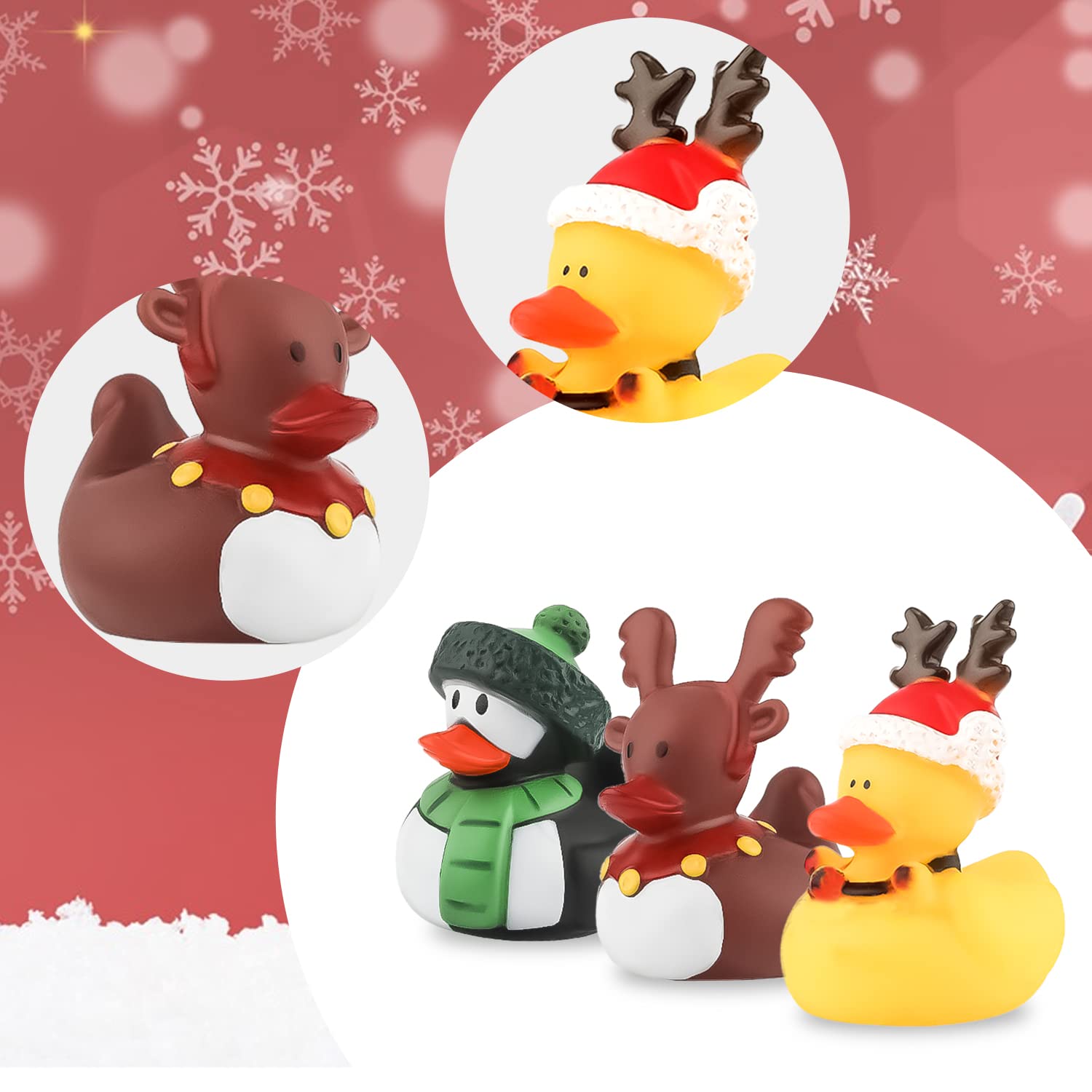 2/6/12PC Christmas Rubber Duck - Rubber Duck Bath recensione e prezzo