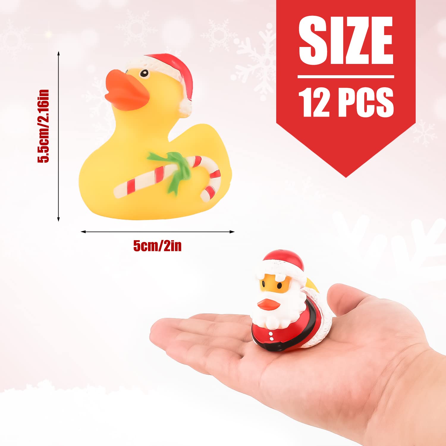 2/6/12PC Christmas Rubber Duck - Rubber Duck Bath recensione e prezzo