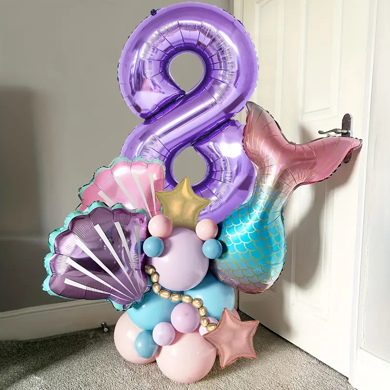 24pcs 1-9th Birthday Mermaid S - Water Balloon Set recensione e prezzo