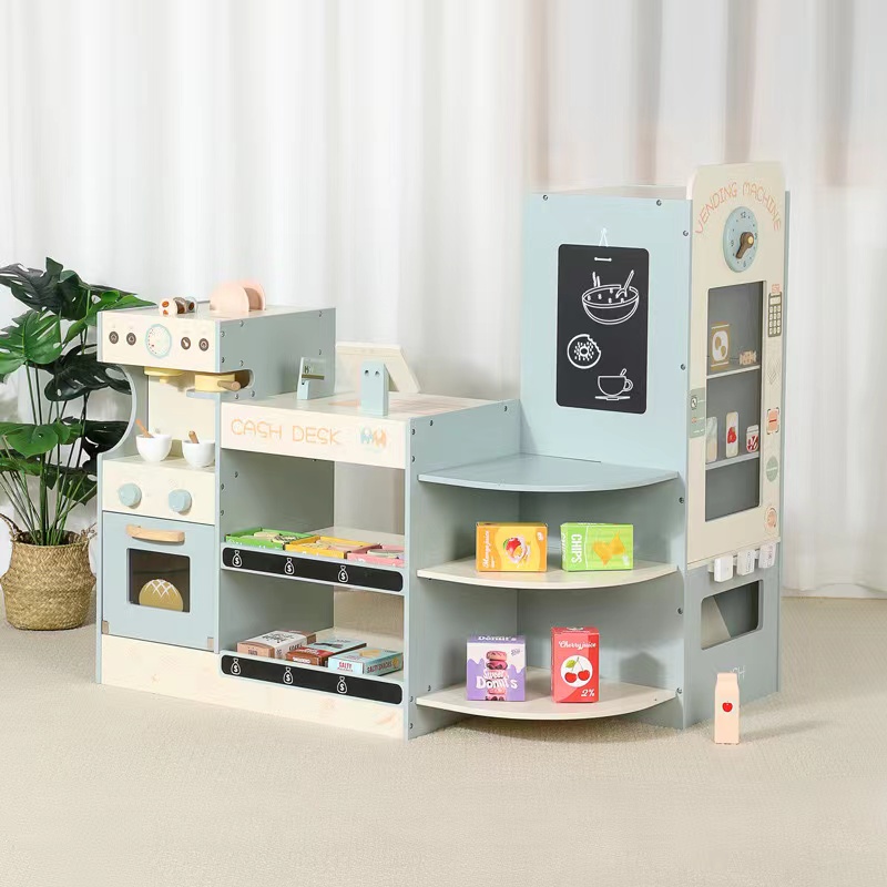 Kids Wooden Grocery Store Play - Kids Toys Vending Machine recensione e prezzo