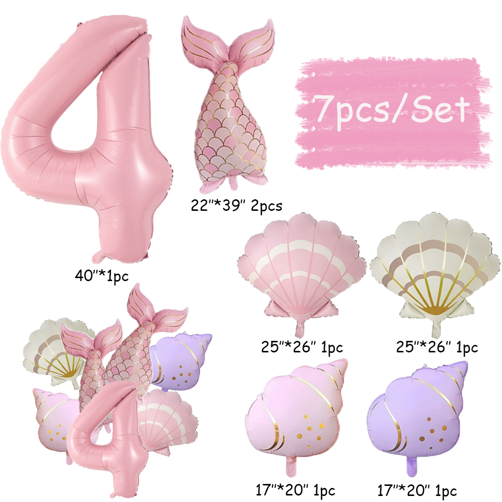7pcs Ocean Mermaid Tail Shell  - Water Balloon Set recensione e prezzo