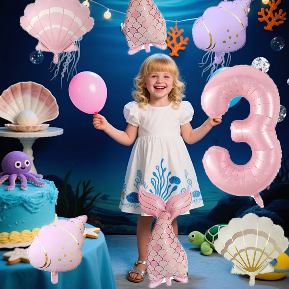7pcs Ocean Mermaid Tail Shell  - Water Balloon Set recensione e prezzo