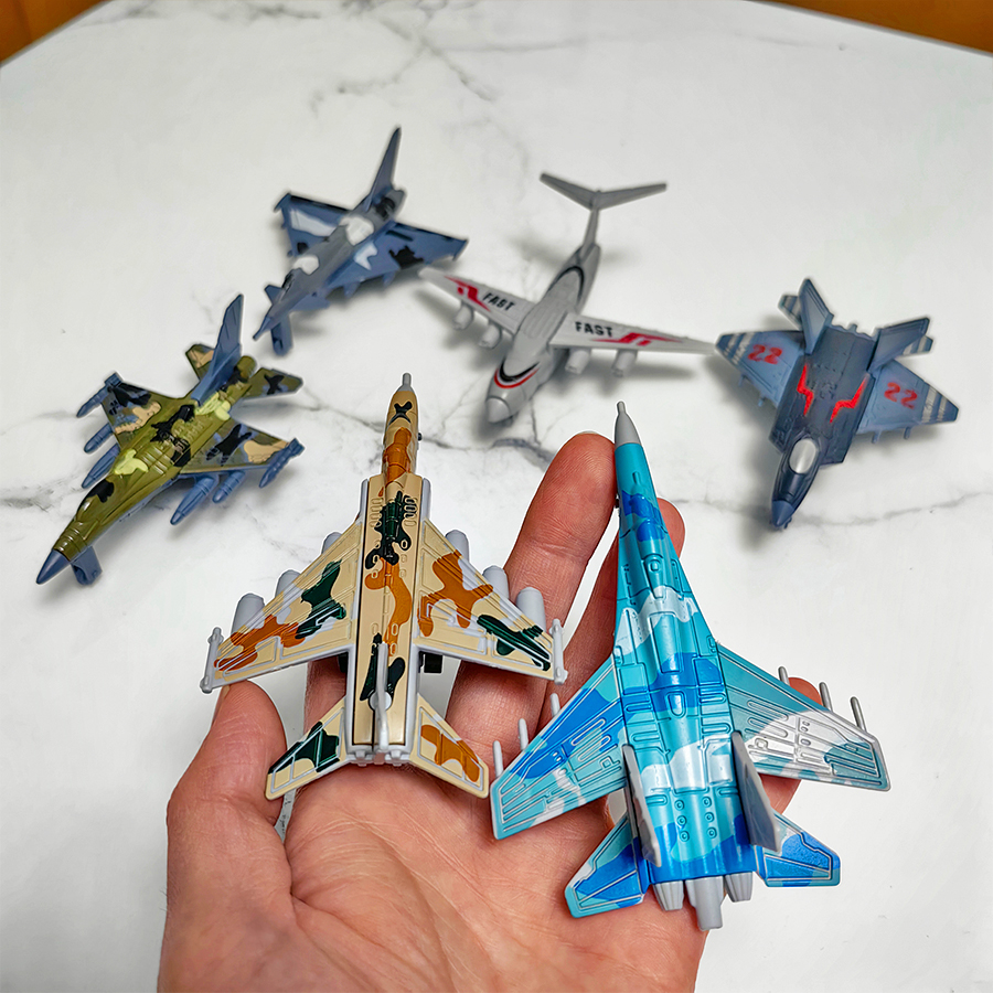 6pcs fighter plane combination - Kids Toys Helicopter recensione e prezzo