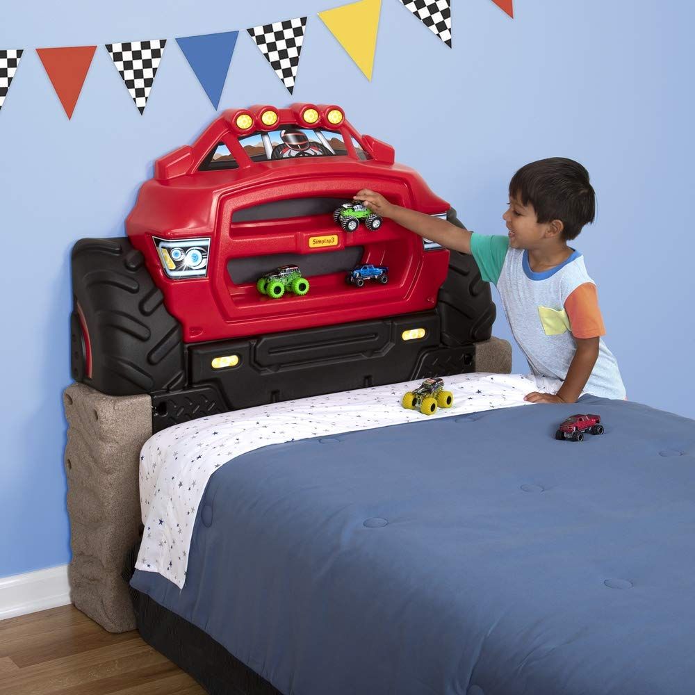 Monster Truck Headboard, Twin  - Kids Toys Made In Usa recensione e prezzo
