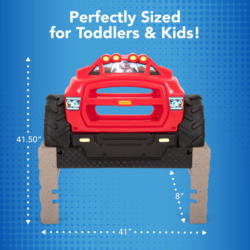 Monster Truck Headboard, Twin  - Kids Toys Made In Usa recensione e prezzo