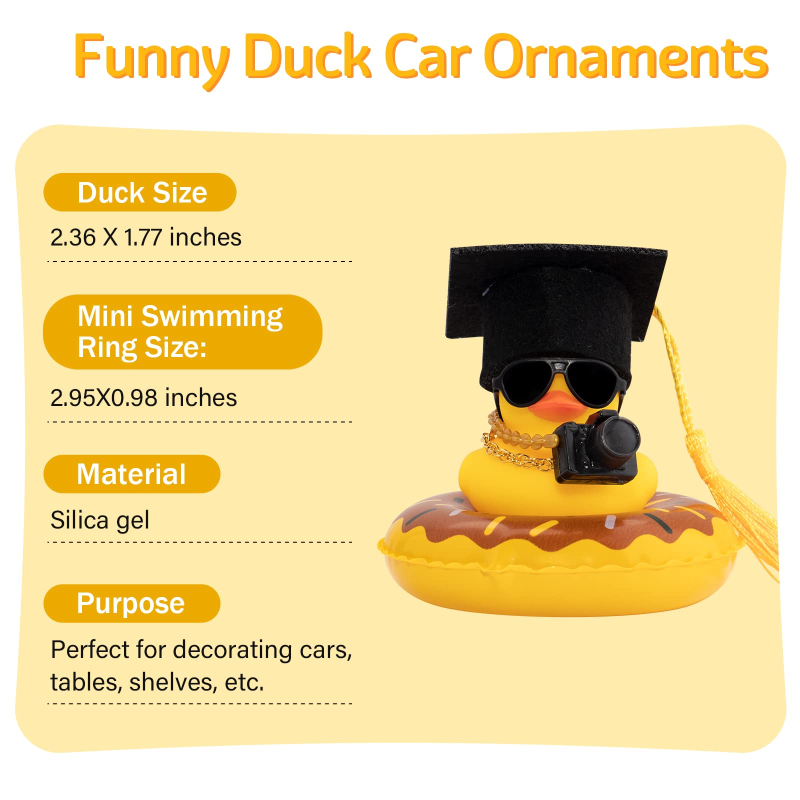 Duck Car Rubber Duck Dashboard - Rubber Duck Bath recensione e prezzo
