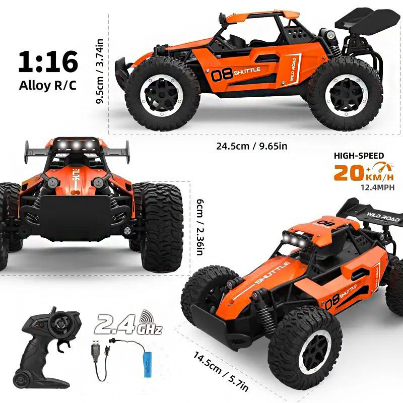 1:16 High-Speed RC Car 2.4G 20 - Kids Toys Channel recensione e prezzo