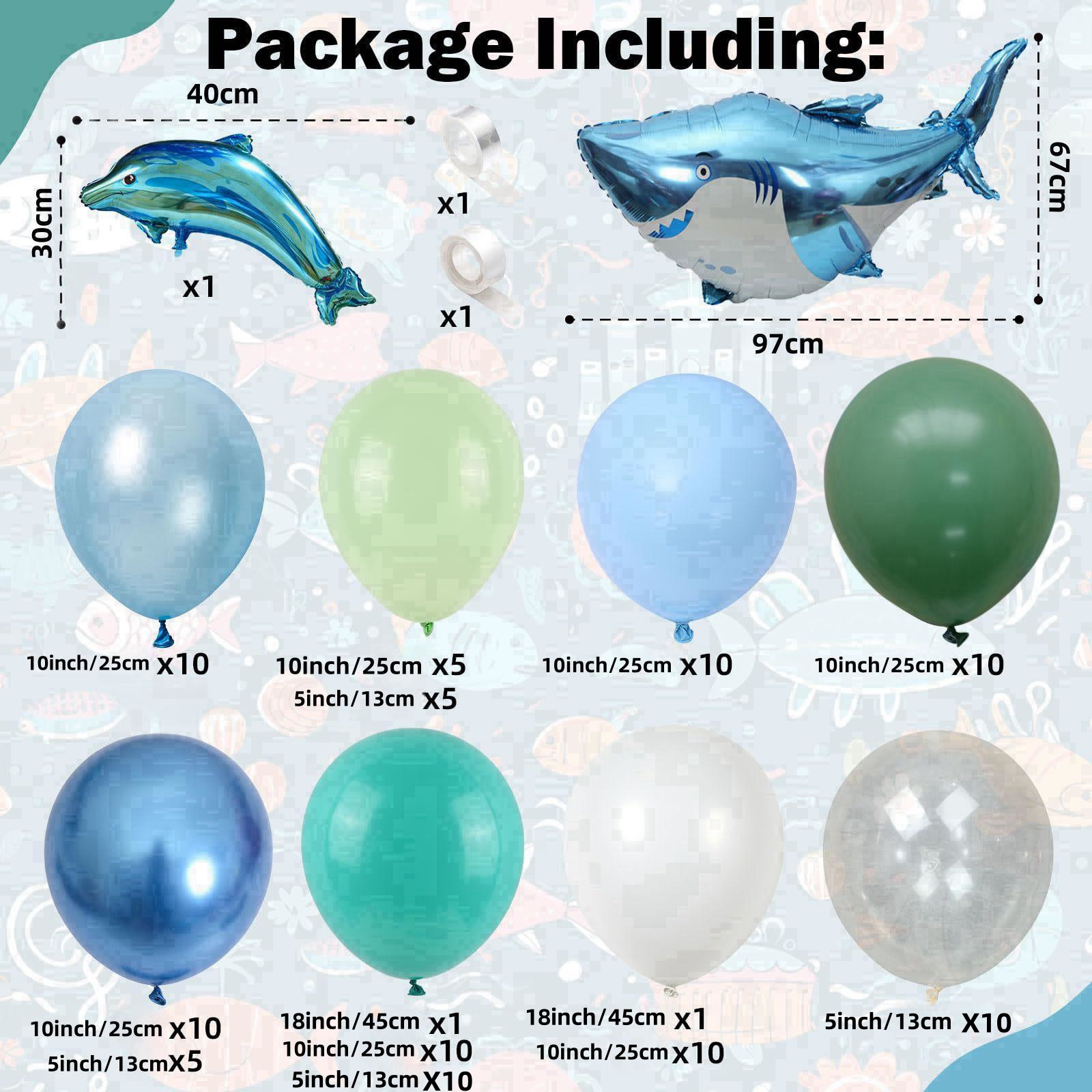 101Pcs A set of Ocean themed s - Water Balloon Set recensione e prezzo