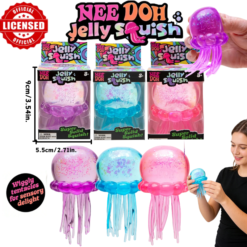 Needoh Fuzz Ball Jellyfish Squ - Kids Toys Box recensione e prezzo