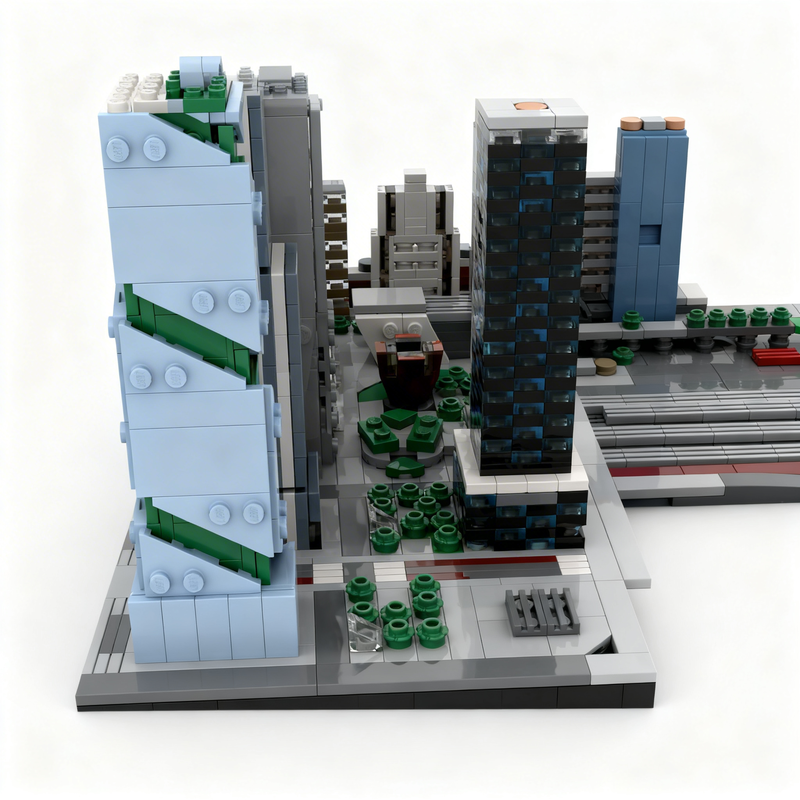 4386pcs MOC Hudson Yards NYC A - Kids Toys Nyc recensione e prezzo