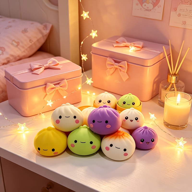 1PC Colorful Steamed Bun Squis - Kids Toys Basket recensione e prezzo