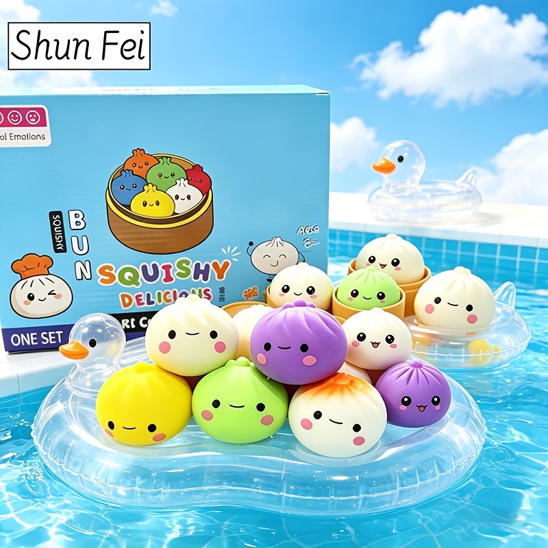 1PC Colorful Steamed Bun Squis - Kids Toys Basket recensione e prezzo