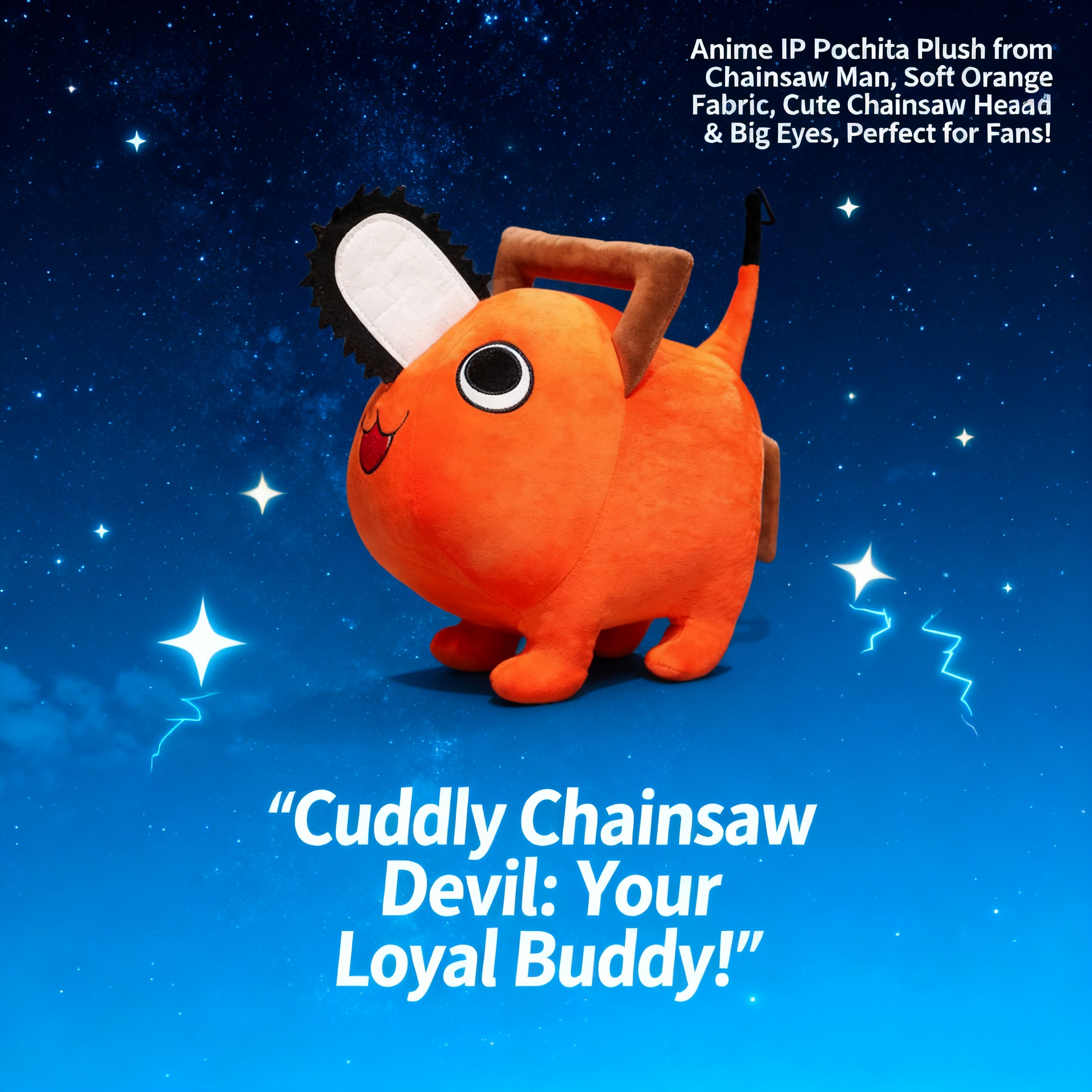 Chainsaw Man Plush Doll Pochit - Kids Toys Xmas recensione e prezzo