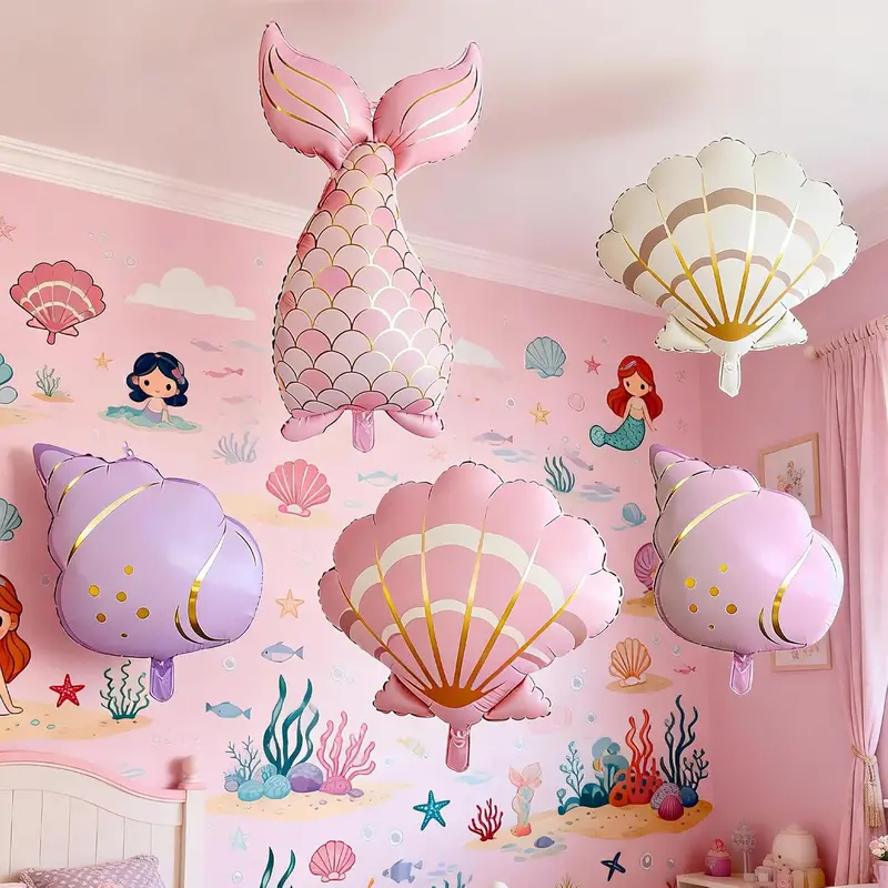 5PCS Mermaid Birthday Decor Se - Water Balloon Set recensione e prezzo