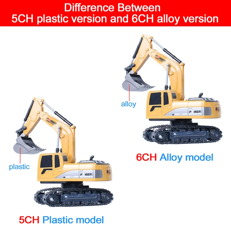 RC Excavator 2.4Ghz 6 Channel  - Kids Toys Channel recensione e prezzo