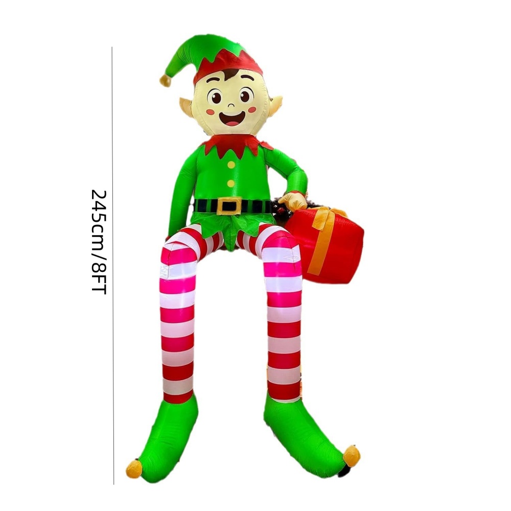 8FT Christmas Inflatables Sitt - Kids Toys Xmas recensione e prezzo