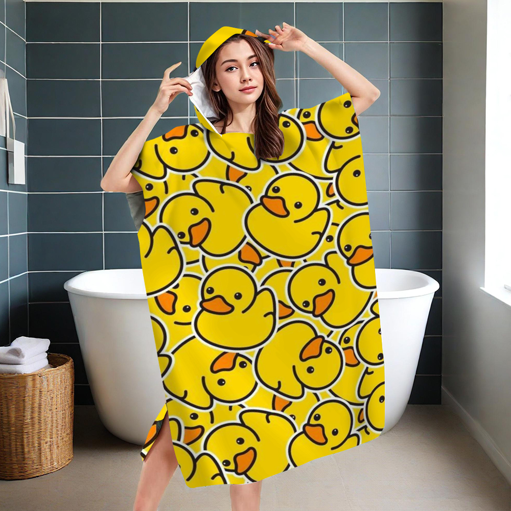 Cute Yellow Rubber Duck Print  - Rubber Duck Bath recensione e prezzo
