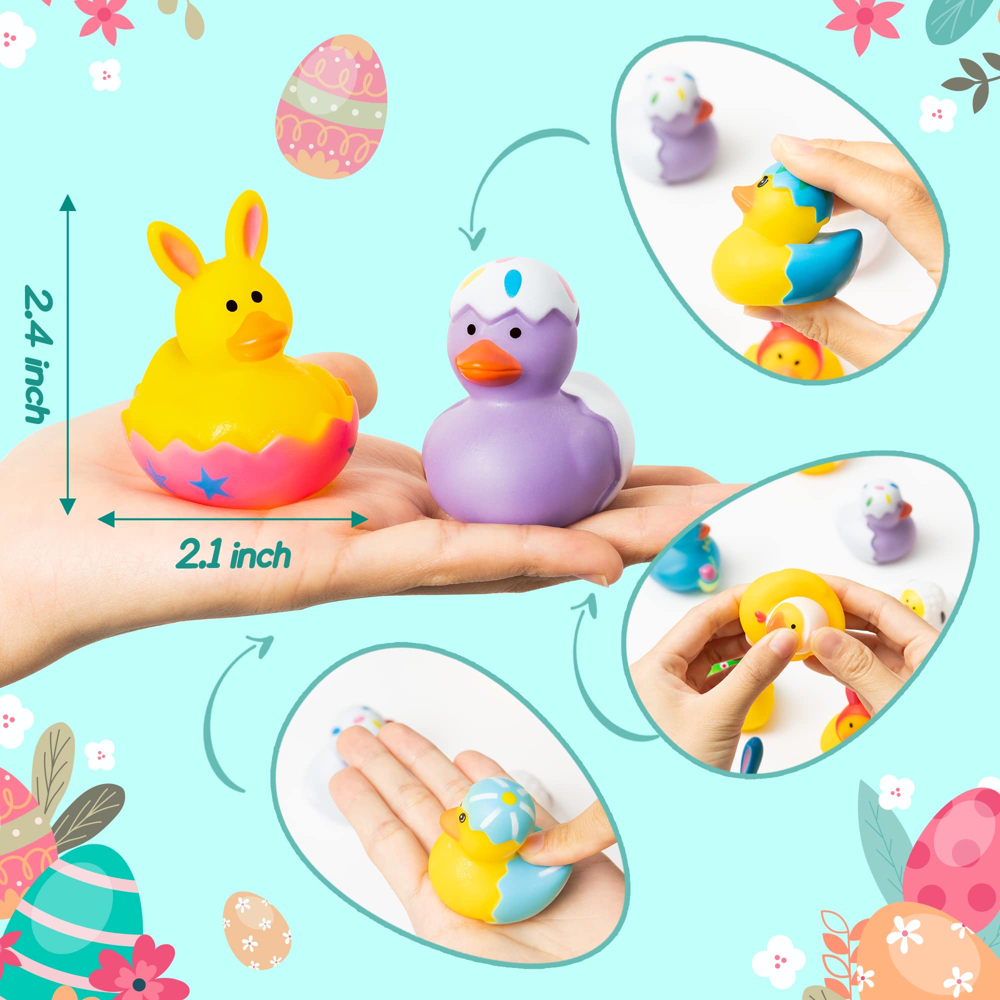 12pcs Easter Rubber Ducks, 2.1 - Rubber Duck Bath recensione e prezzo