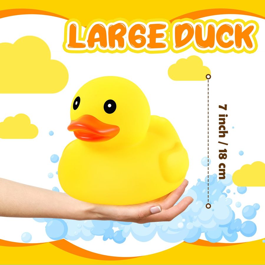 6 Pcs 5 Inches Large Yellow Ru - Rubber Duck Bath recensione e prezzo