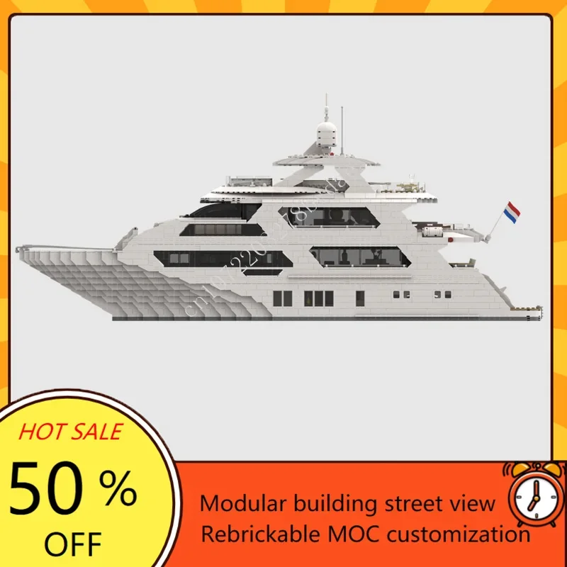 4657PCS Custom MOC Super Yacht - Kids Toys Xmas recensione e prezzo