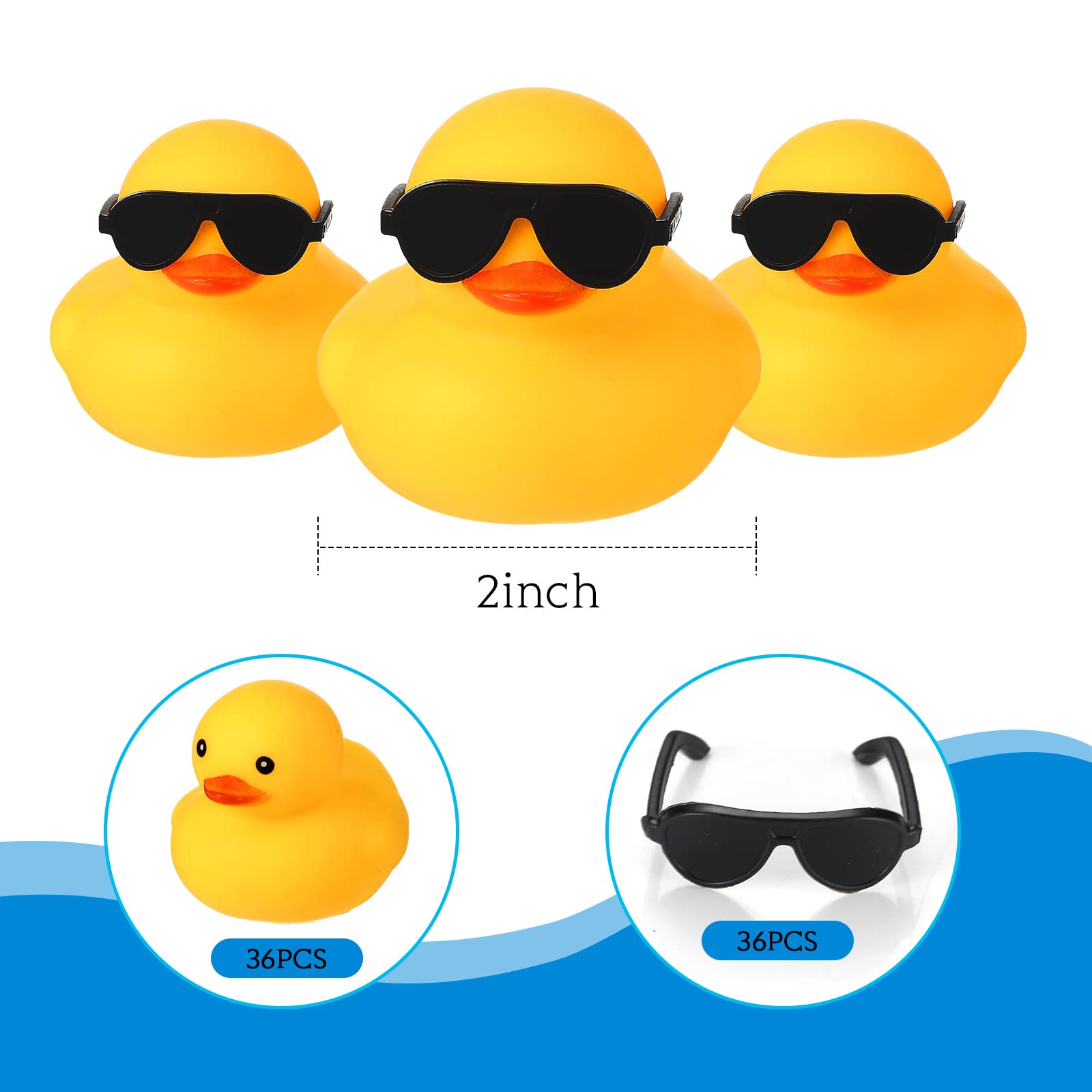 6/12/24pc Rubber Duck Toys Yel - Rubber Duck Bath recensione e prezzo