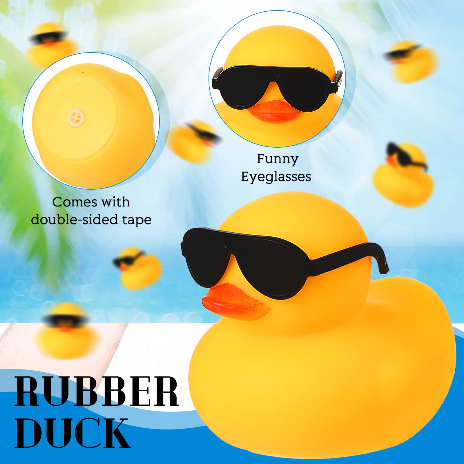 6/12/24pc Rubber Duck Toys Yel - Rubber Duck Bath recensione e prezzo