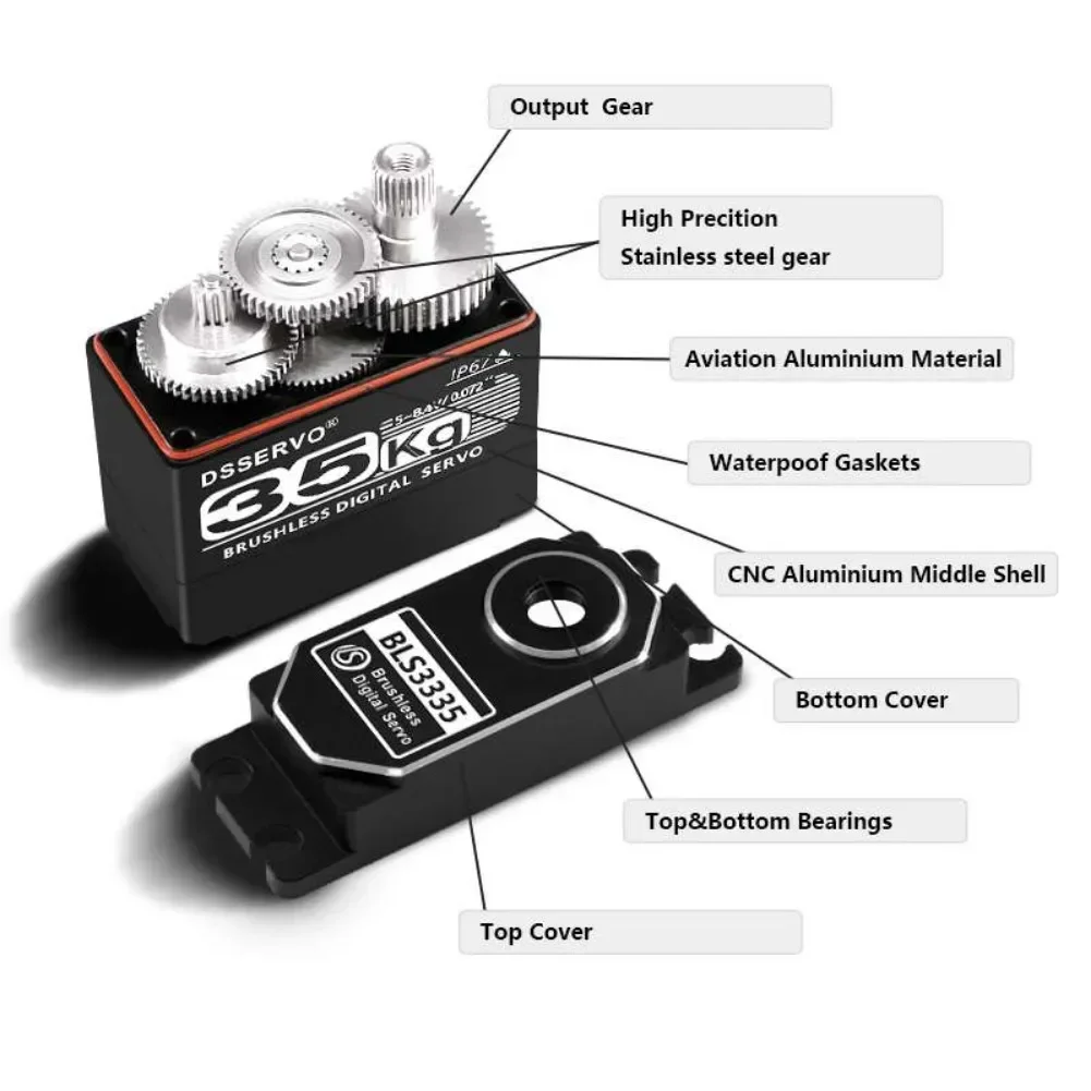 35KG BLS3335 Digital Servo Mot - Kids Toys Remote Car recensione e prezzo