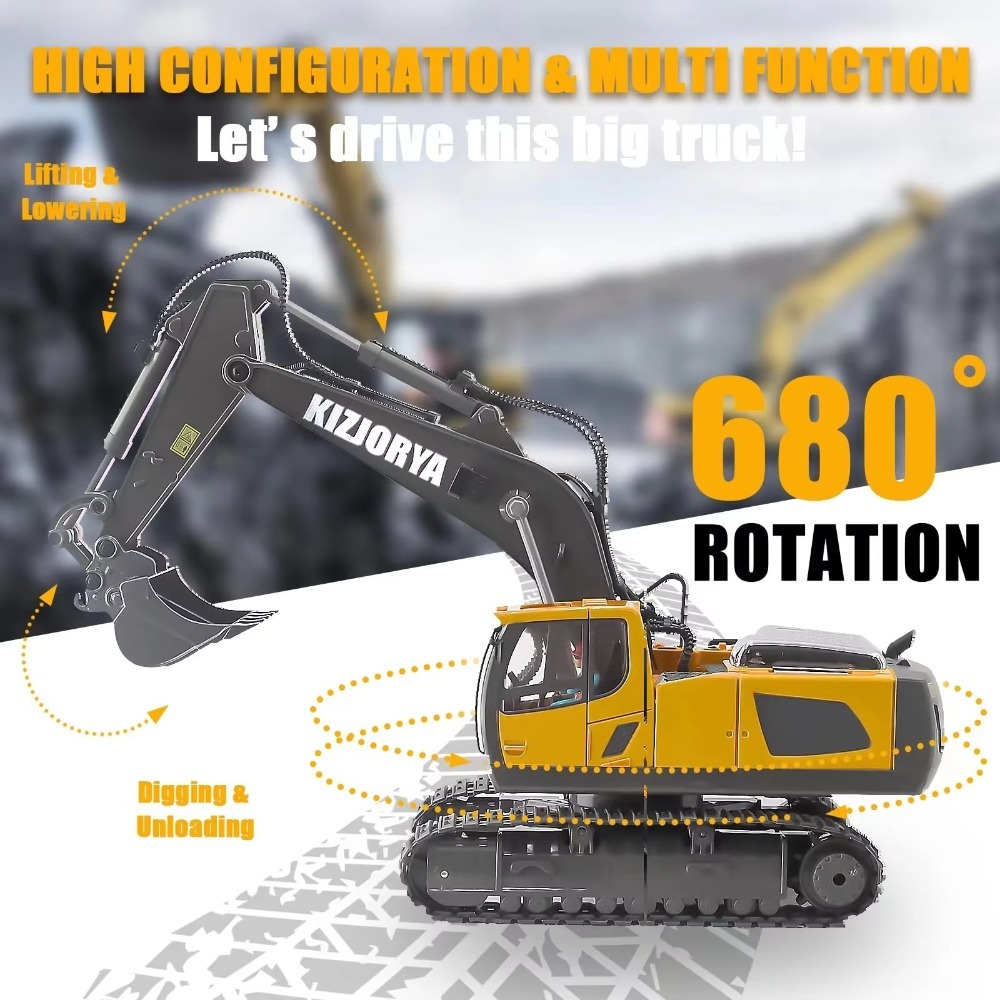 2.4G Remote Control Excavator  - Kids Toys Channel recensione e prezzo