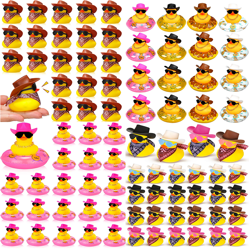 24 Set Cowboy Rubber Ducks wit - Rubber Duck Bath recensione e prezzo
