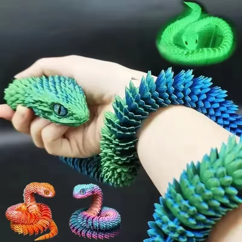 3D Printed Snake Movable Joint - Kids Toys Xmas recensione e prezzo