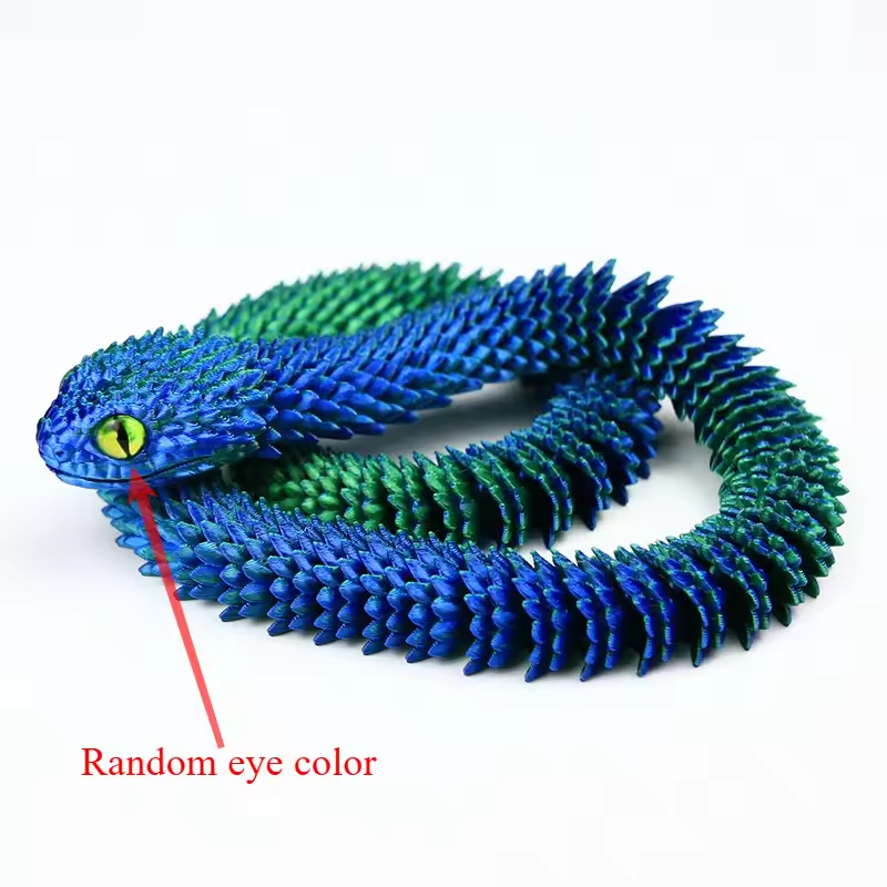 3D Printed Snake Movable Joint - Kids Toys Xmas recensione e prezzo