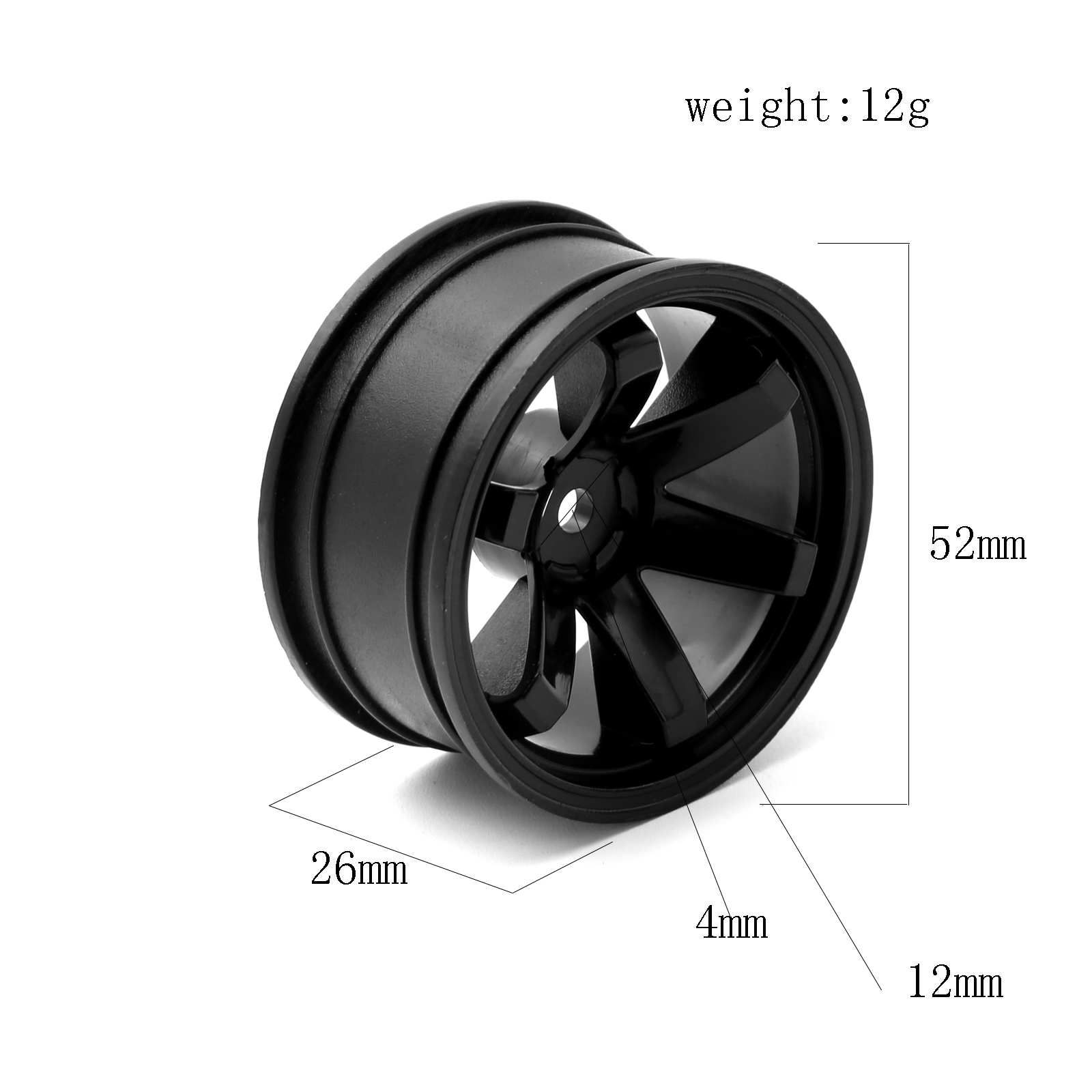 4pcs  Plastic Wheel Hub RC Rac - Kids Toys Remote Car recensione e prezzo