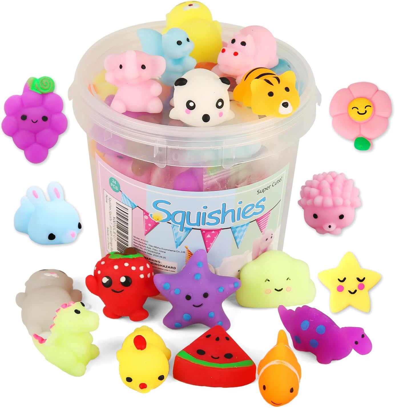 24pcs Mini Kawaii Squishy Toys - Kids Toys Basket recensione e prezzo