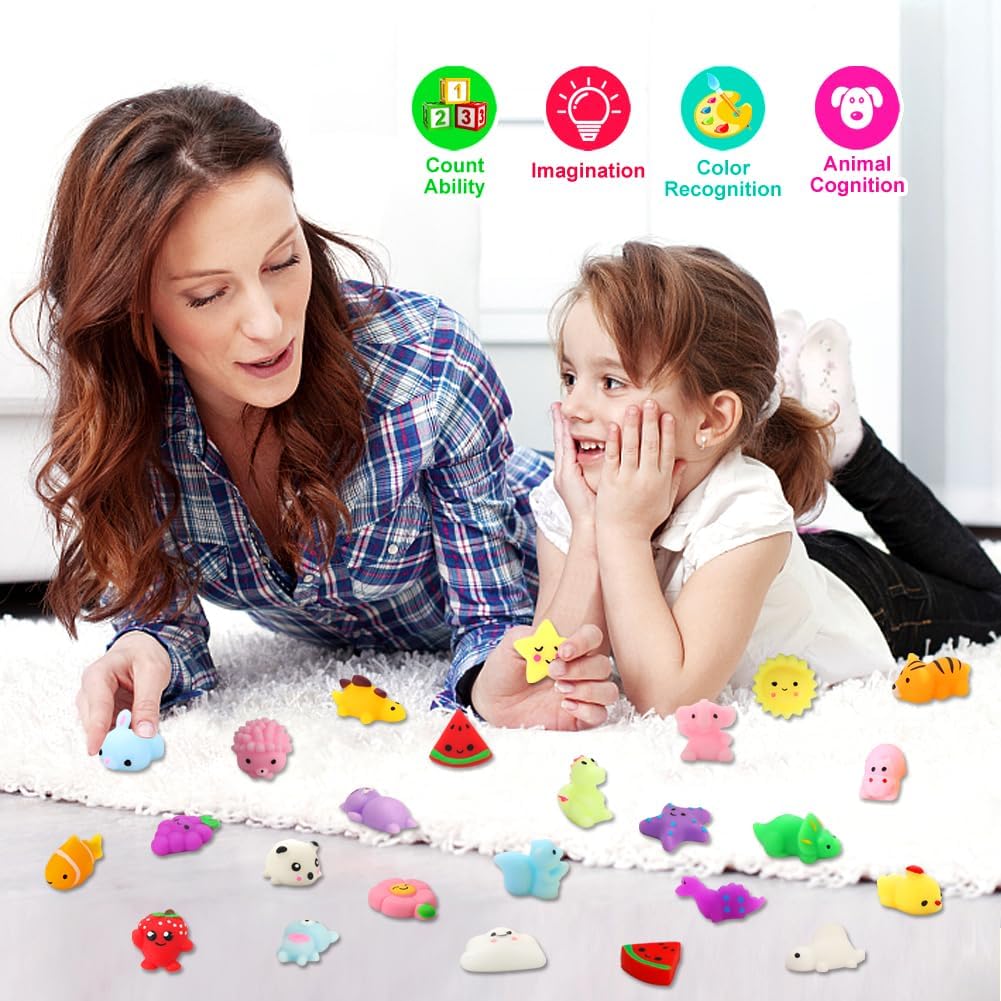 24pcs Mini Kawaii Squishy Toys - Kids Toys Basket recensione e prezzo